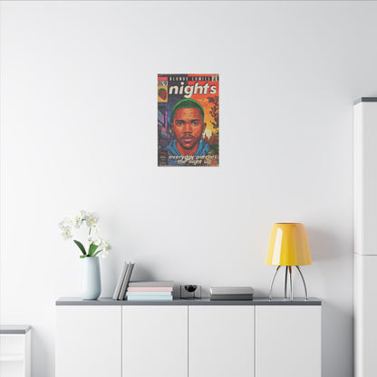 Frank Ocean -Nights - Matte Canvas, Stretched, 0.75" (Multi-Size)