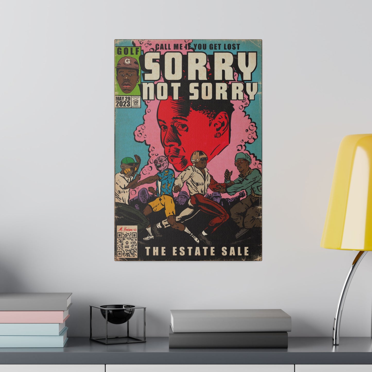 Tyler, The Creator - Sorry Not Sorry - Matte Canvas, Stretched, 0.75"