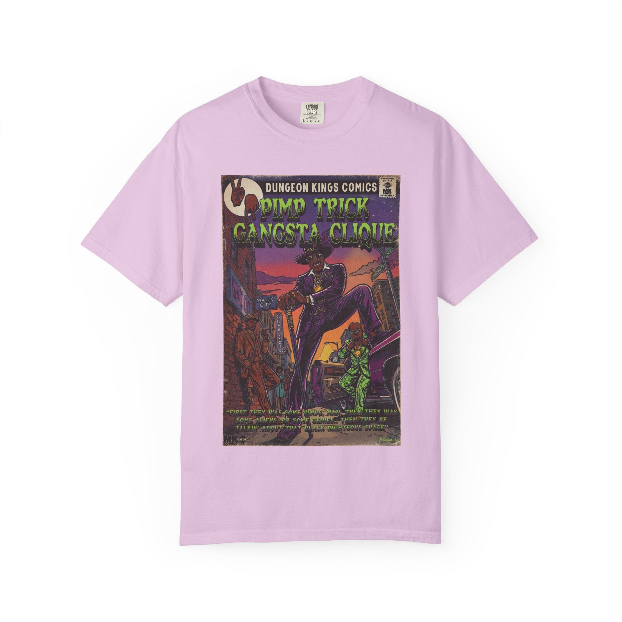 Pimp Trick Gangsta Clique - Unisex Comfort Colors T-shirt