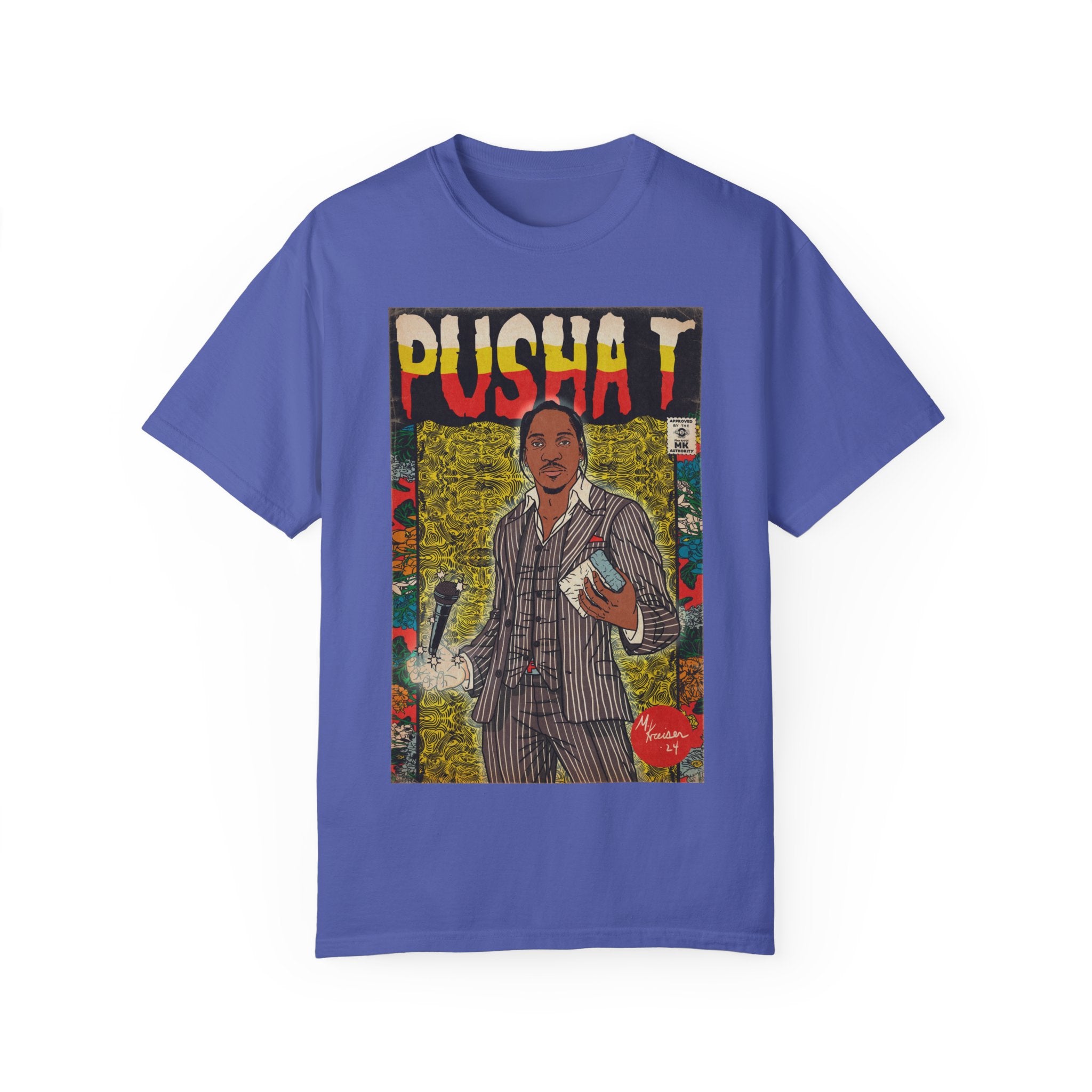 Push - Comic Book Art - Unisex Comfort Colors T-shirt