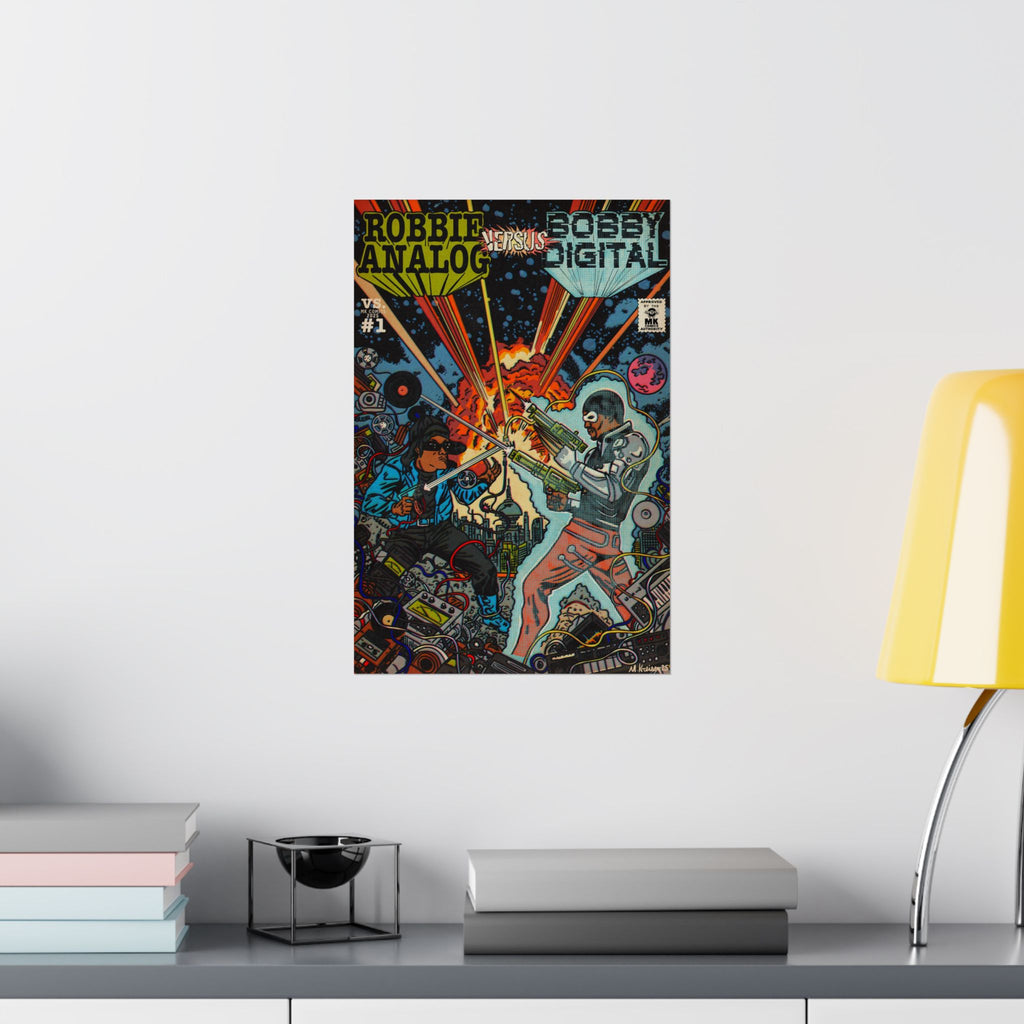 Analog vs. Digital - Matte Vertical Posters