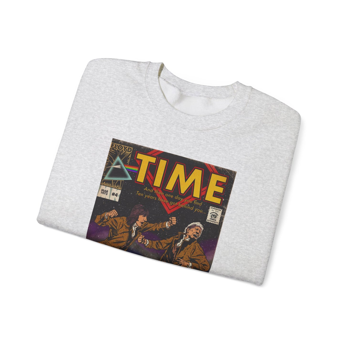 Pink Floyd- Time - Unisex Heavy Blend™ Crewneck Sweatshirt