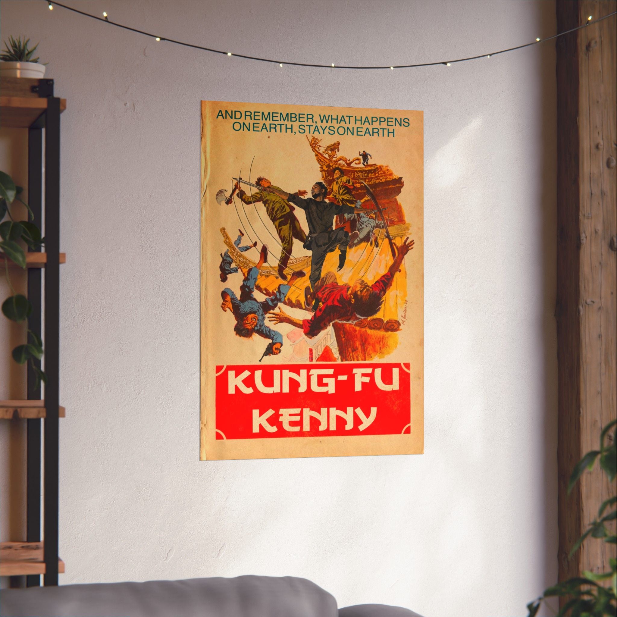 Kung Fu Kenny - Vertical Matte Posters