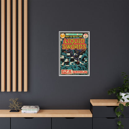 GZA/Genius - Liquid Swords - Gallery Canvas Wraps, Vertical Frame