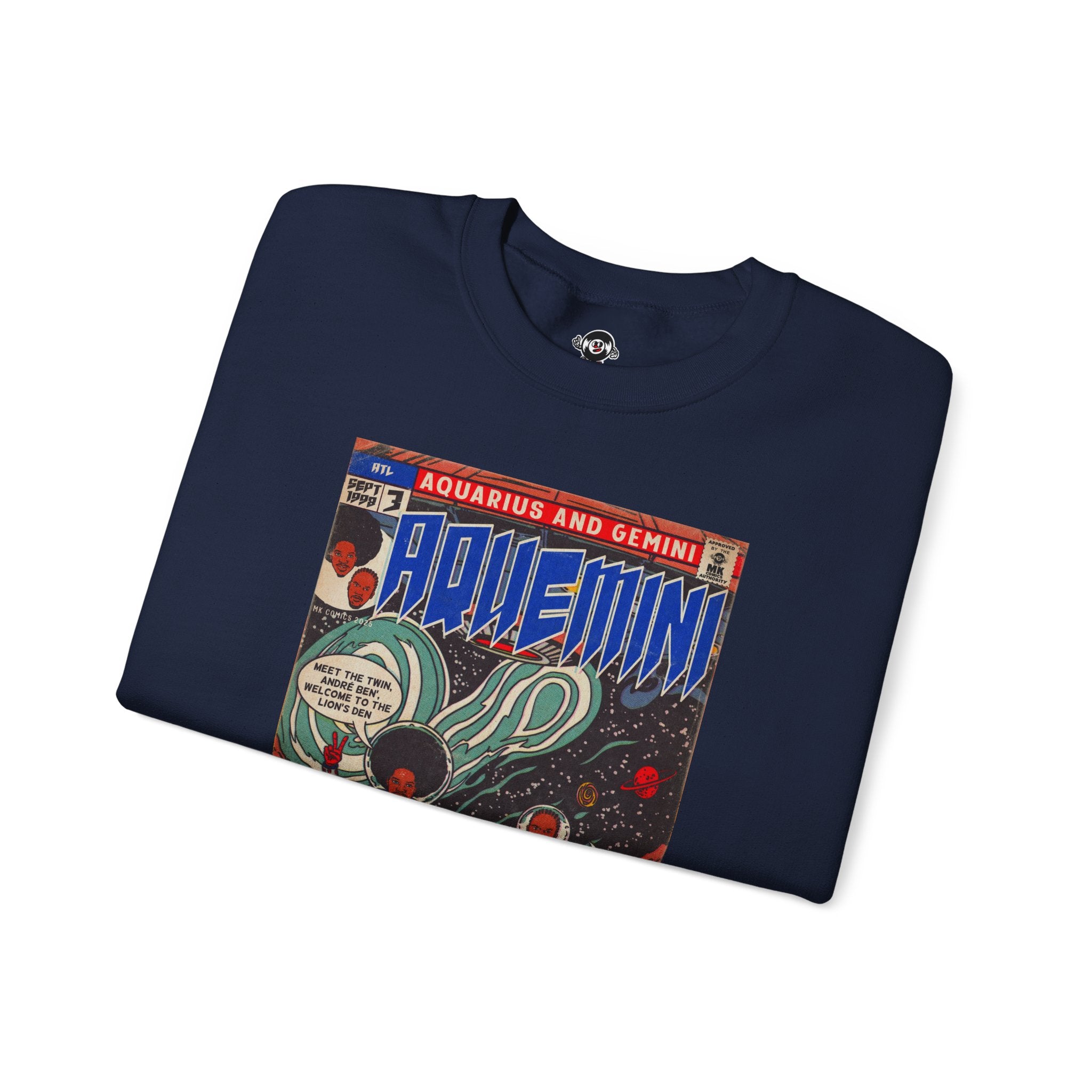 Aquemini - Comic Book Art - Unisex Heavy Blend™ Crewneck Sweatshirt