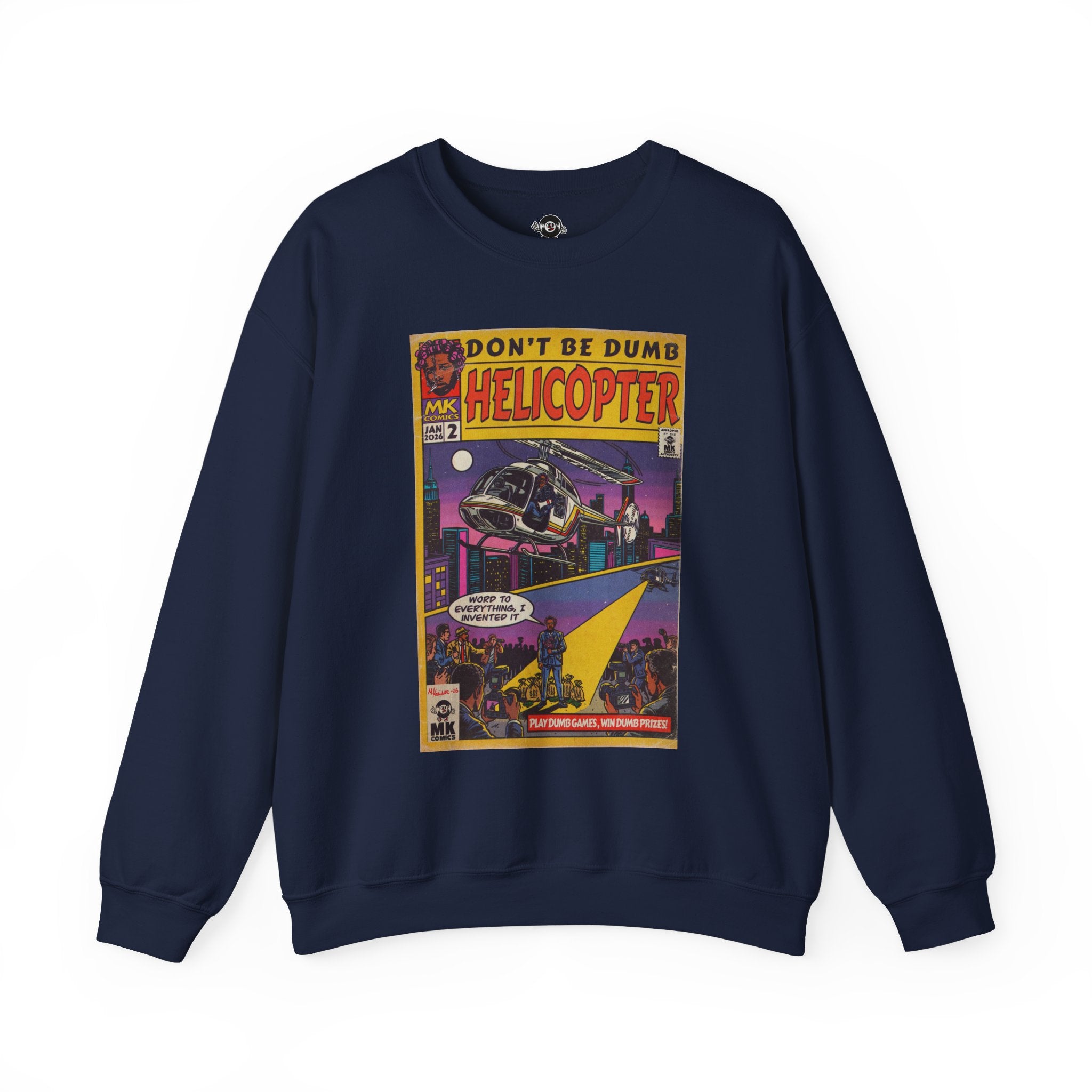 Helicopter - Unisex Heavy Blend™ Crewneck Sweatshirt