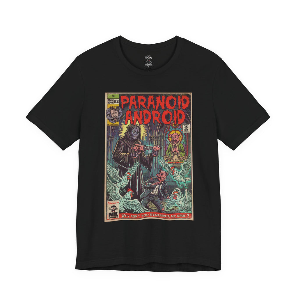 Paranoid Android - Unisex Jersey Short Sleeve Tee