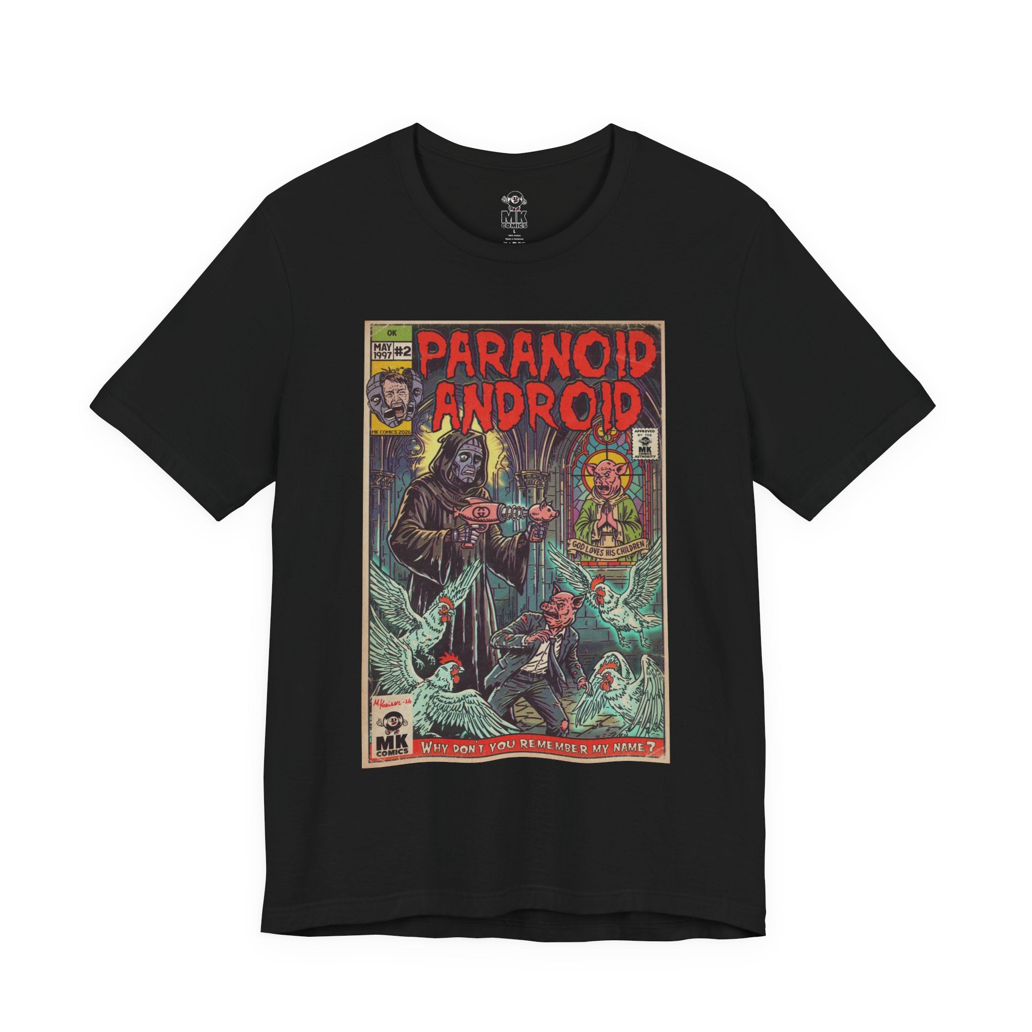Paranoid Android - Unisex Jersey Short Sleeve Tee