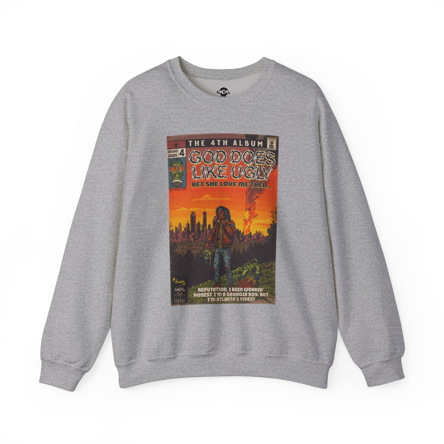 God Does Like Ugly - Unisex Heavy Blend™ Crewneck Sweatshirt