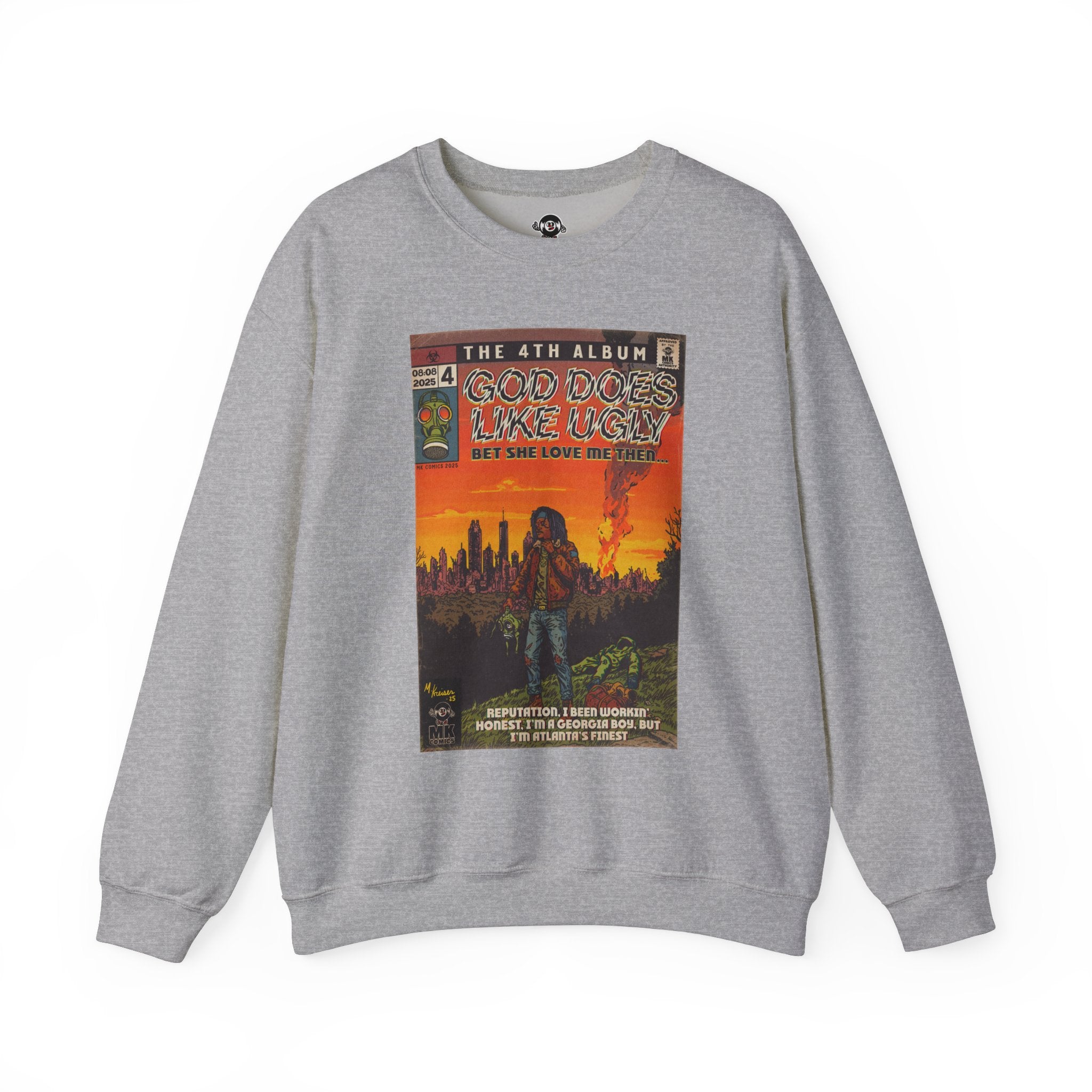 God Does Like Ugly - Unisex Heavy Blend™ Crewneck Sweatshirt
