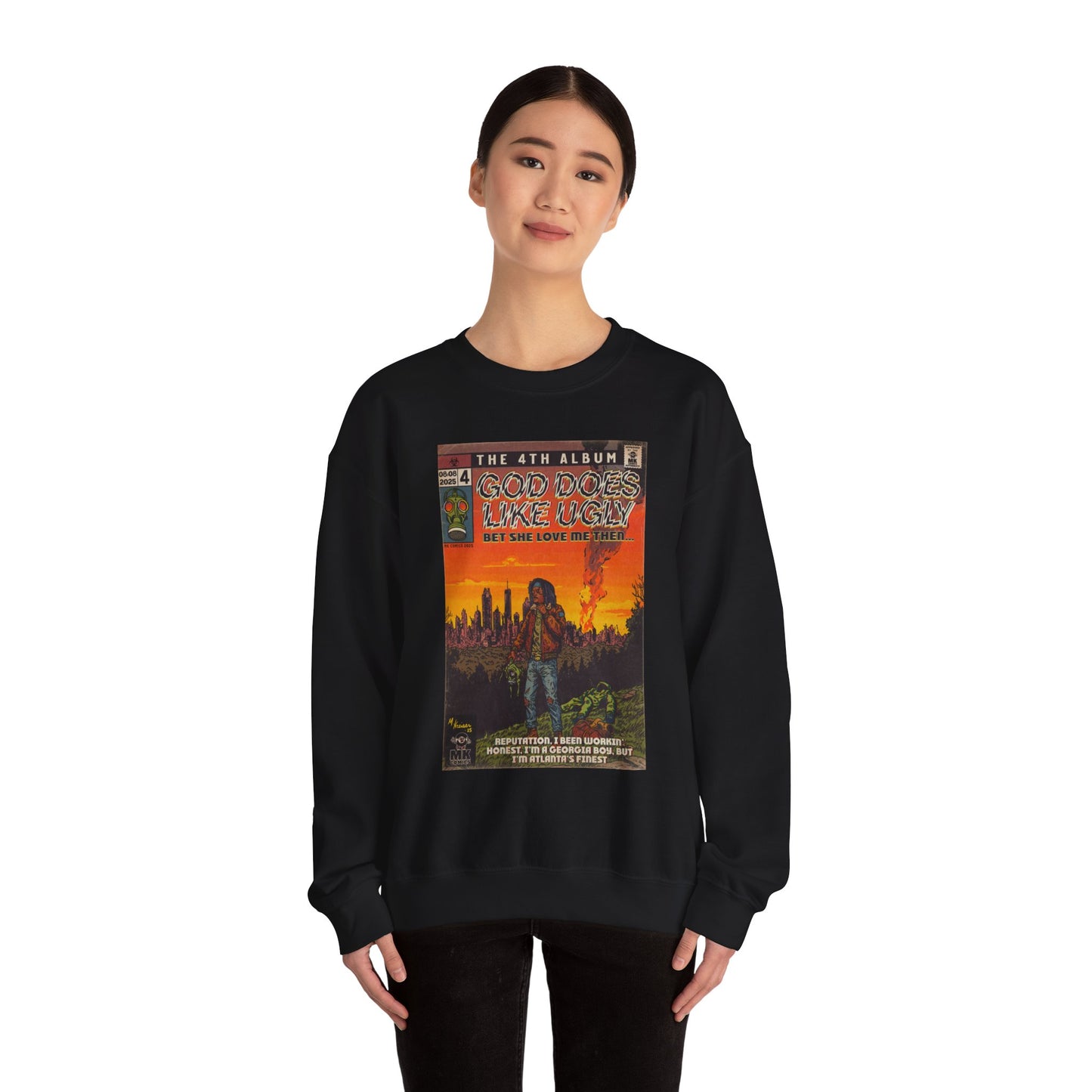 God Does Like Ugly - Unisex Heavy Blend™ Crewneck Sweatshirt