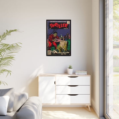 Michael Jackson- Thriller - Gallery Canvas Wraps, Vertical Frame