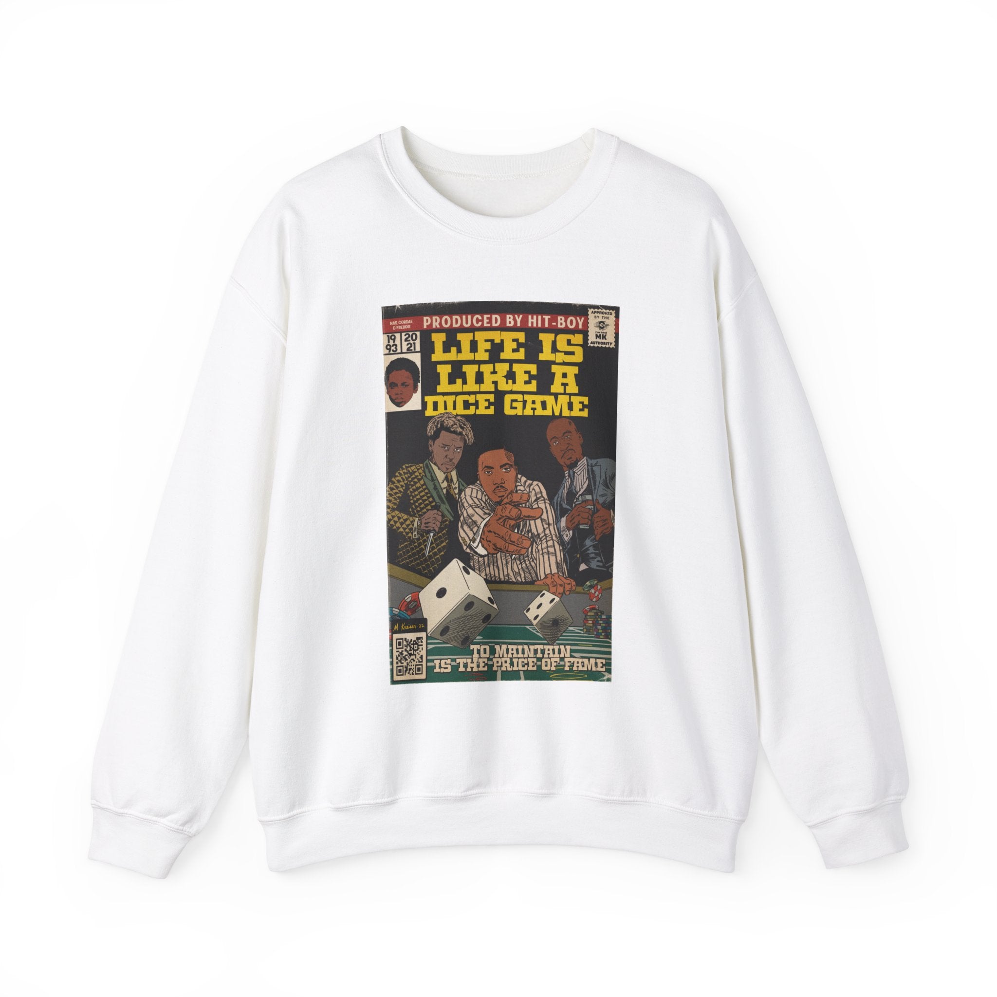 Life Is Like A Dice Game - Unisex Heavy Blend™ Crewneck Sweatshirt