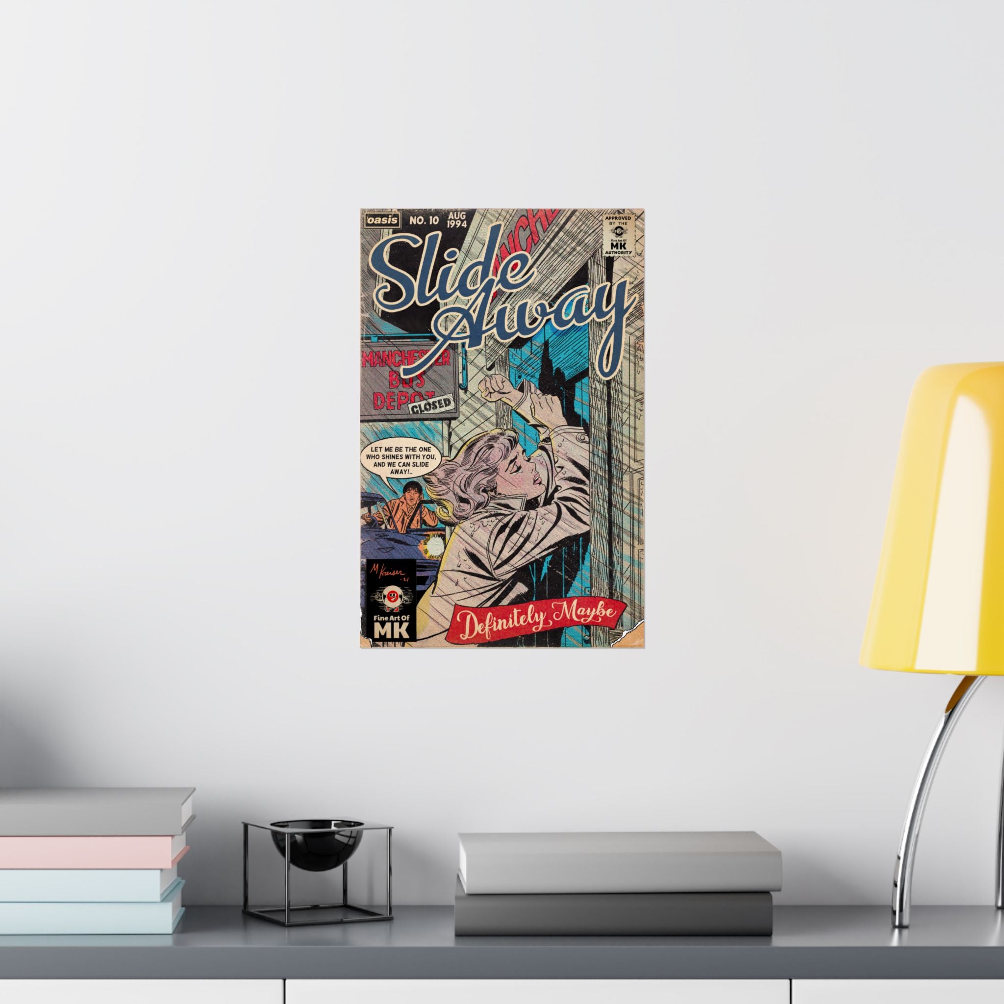 Slide Away - Matte Vertical Posters
