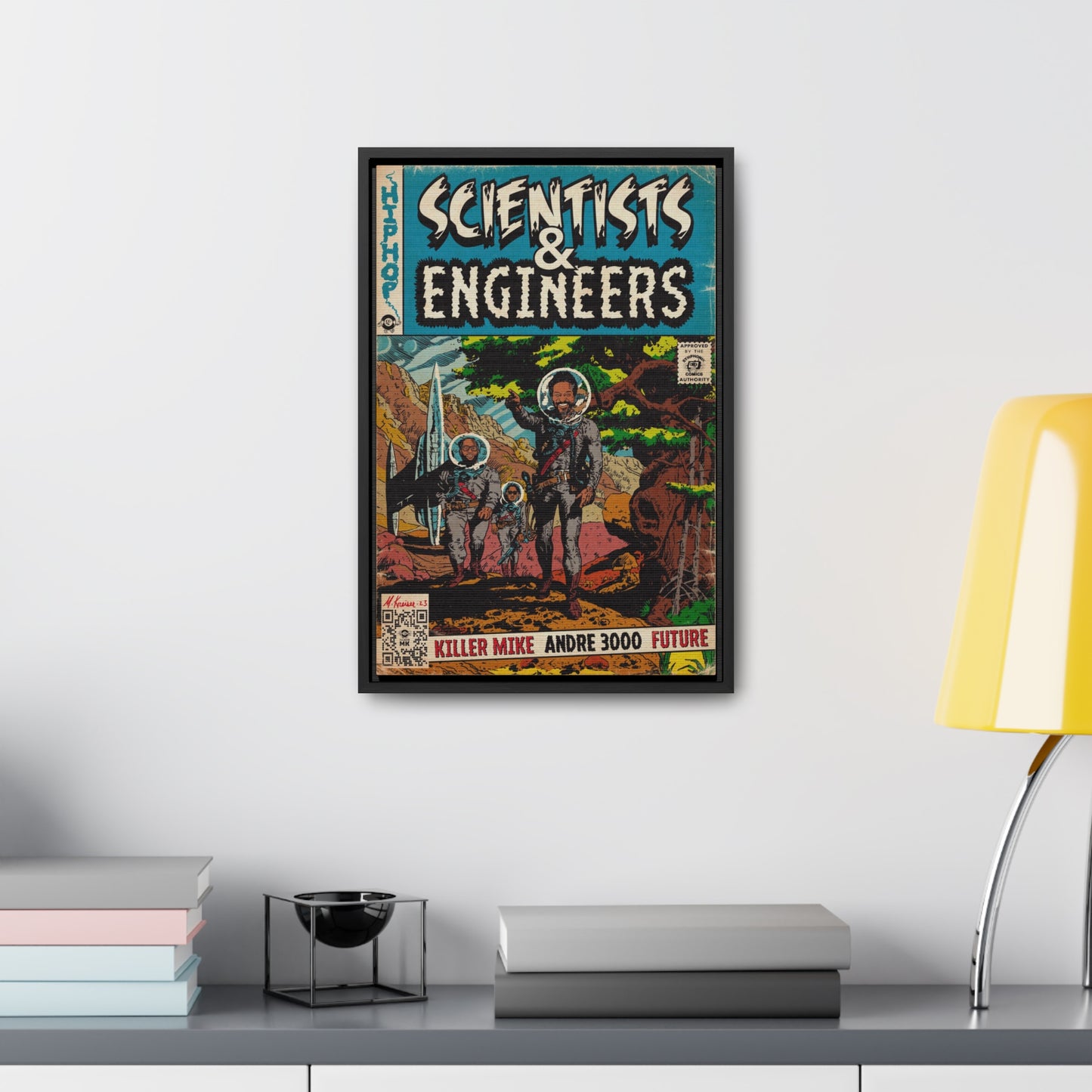 Killer Mike - Scientists & Engineers - Andre 3000 - Future - Gallery Canvas Wraps, Vertical Frame