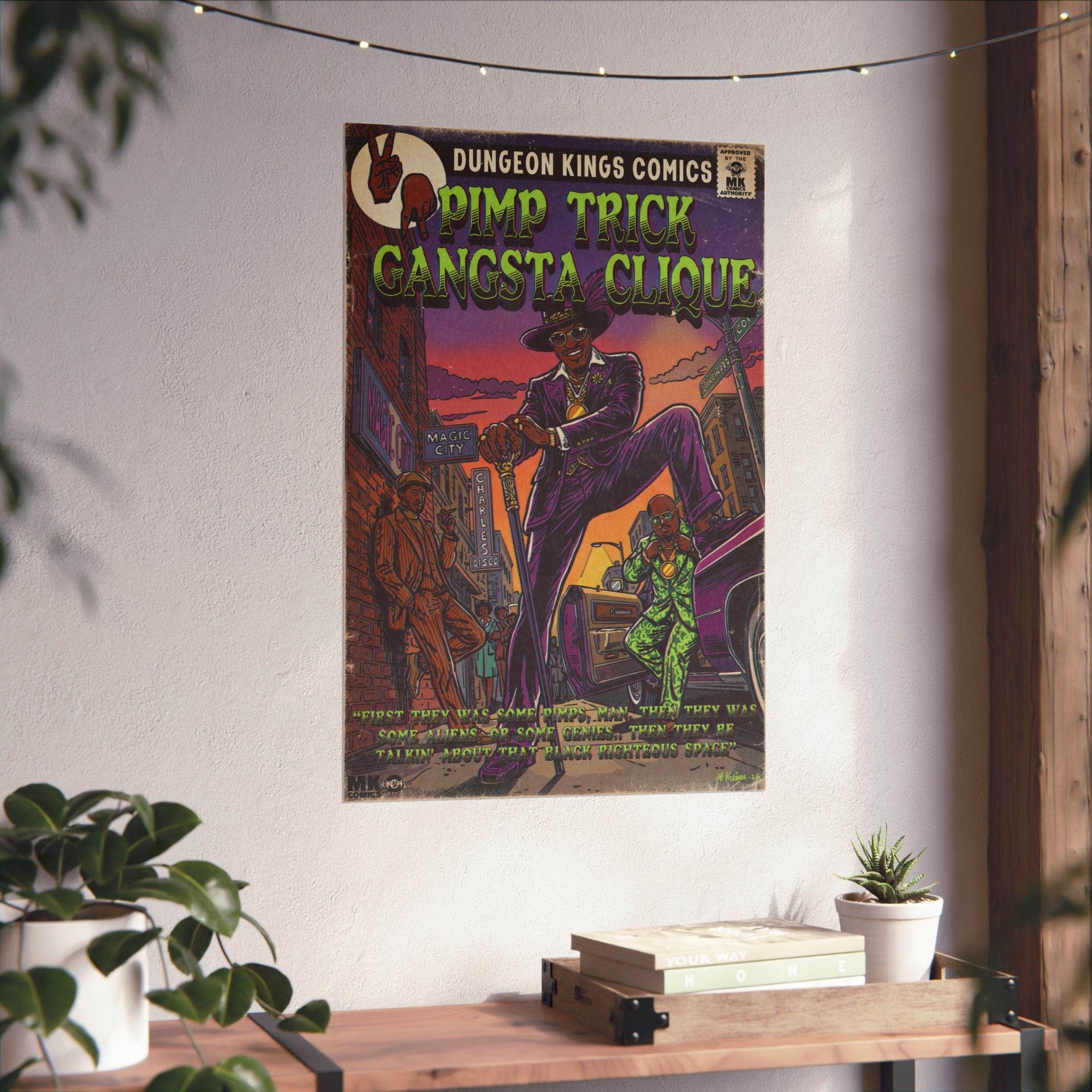 Pimp Trick Gangsta Clique - Matte Vertical Posters