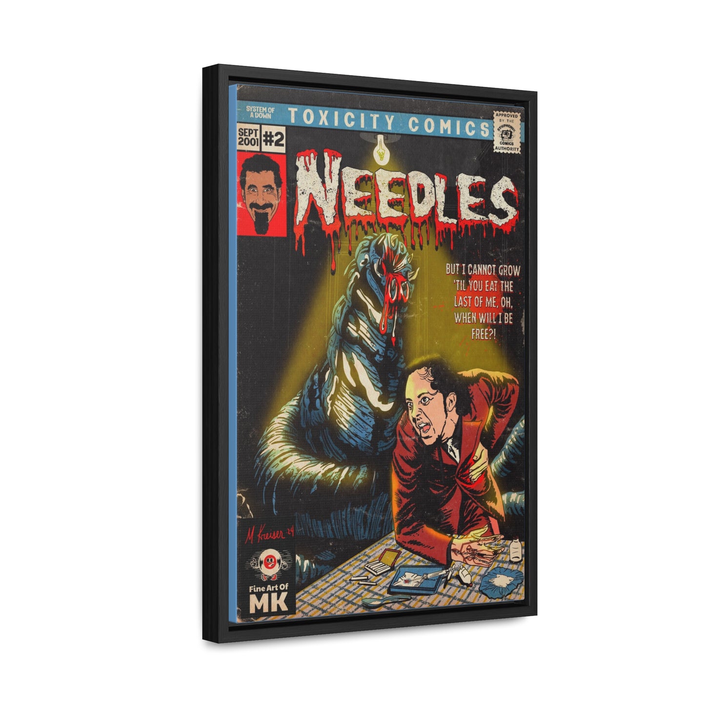System of a Down - Needles - Gallery Canvas Wraps, Vertical Frame