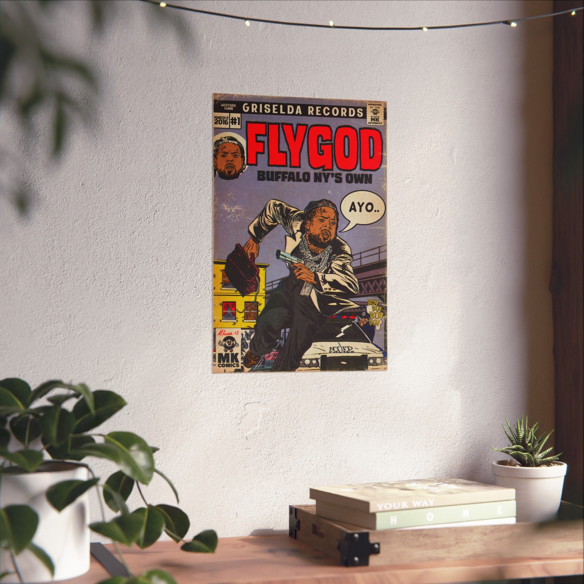 Flygod - Premium Matte Vertical Poster