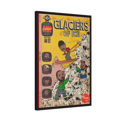 Rae, Ghost, Masta - Glaciers of Ice - Gallery Canvas Wraps, Vertical Frame