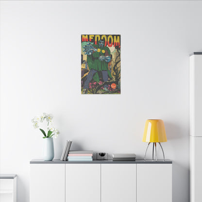 MF DOOM - Hip Hop Comics - Matte Canvas, Stretched