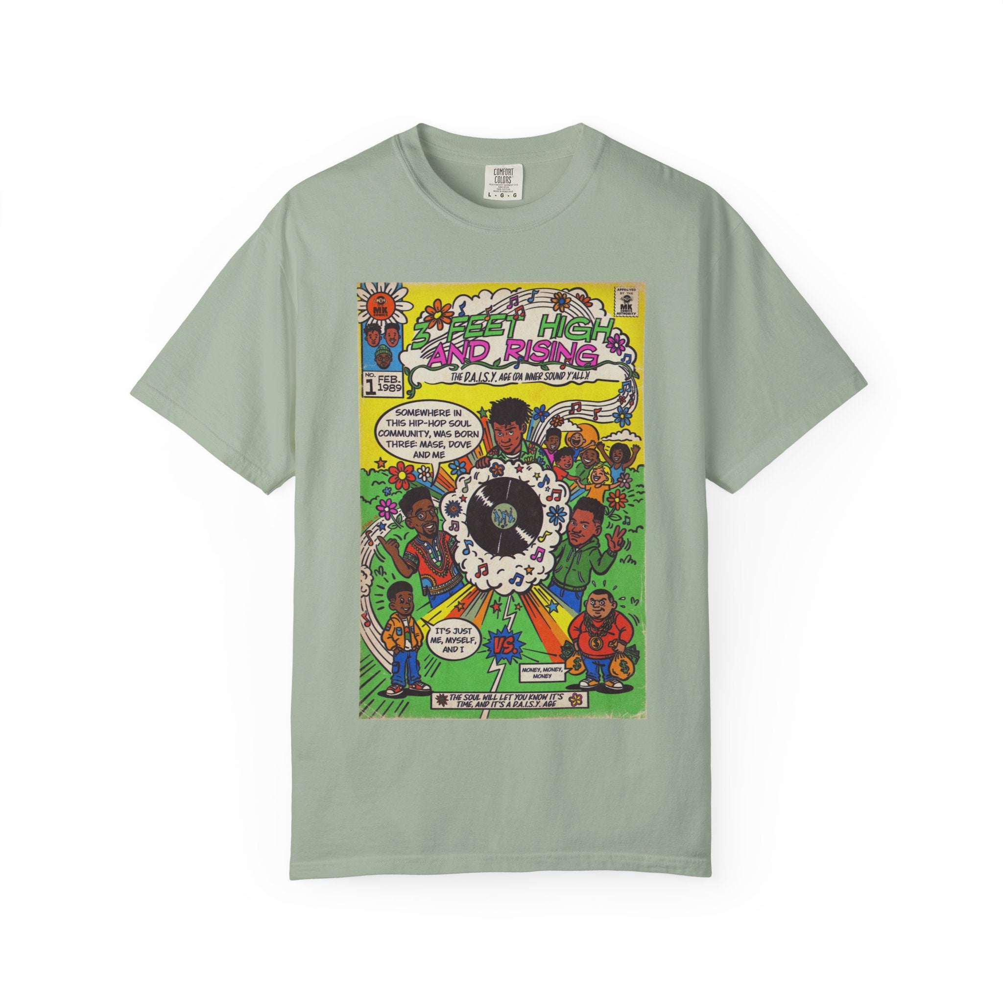 3 Feet High & Rising - Unisex Comfort Colors T-shirt