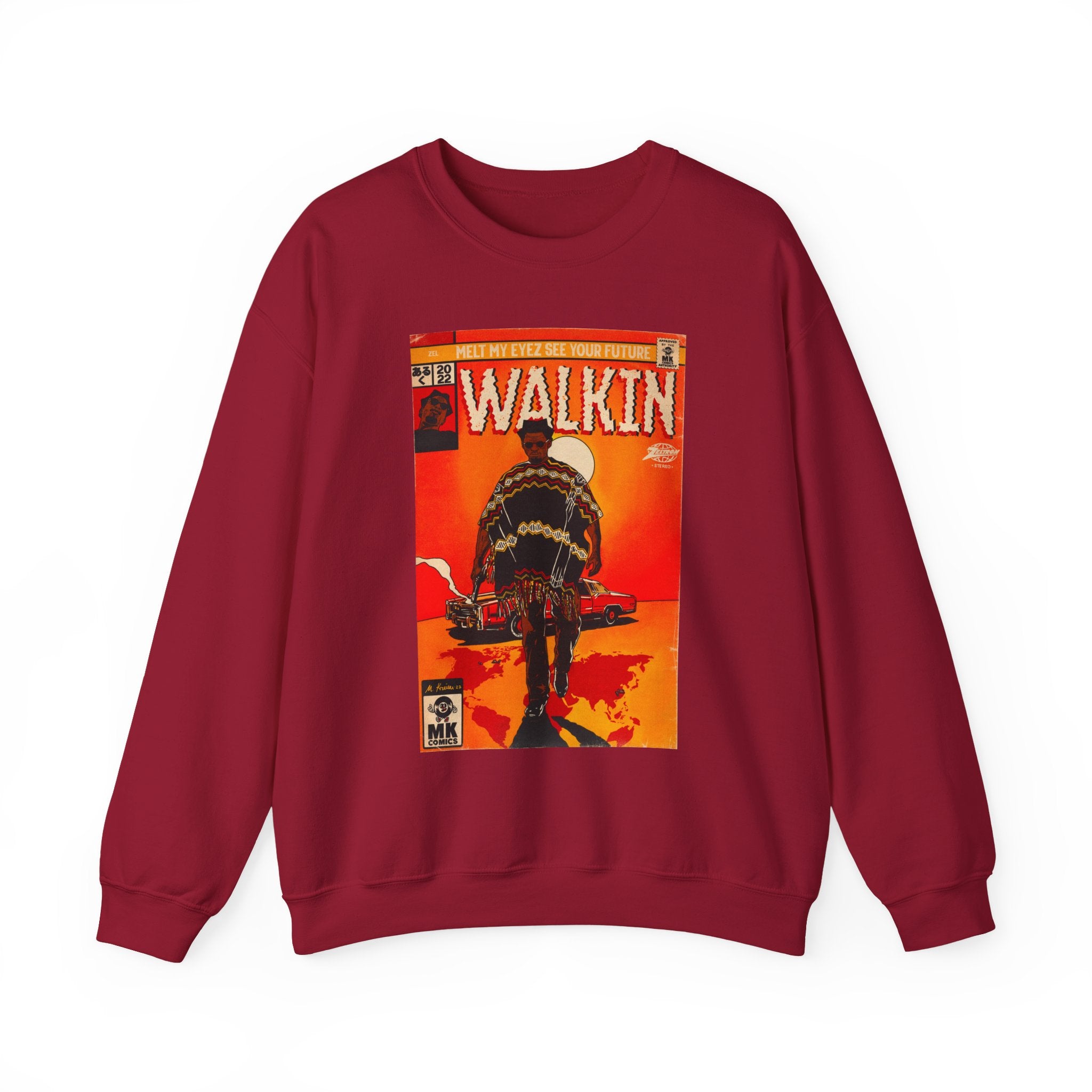 Walkin - Unisex Heavy Blend™ Crewneck Sweatshirt