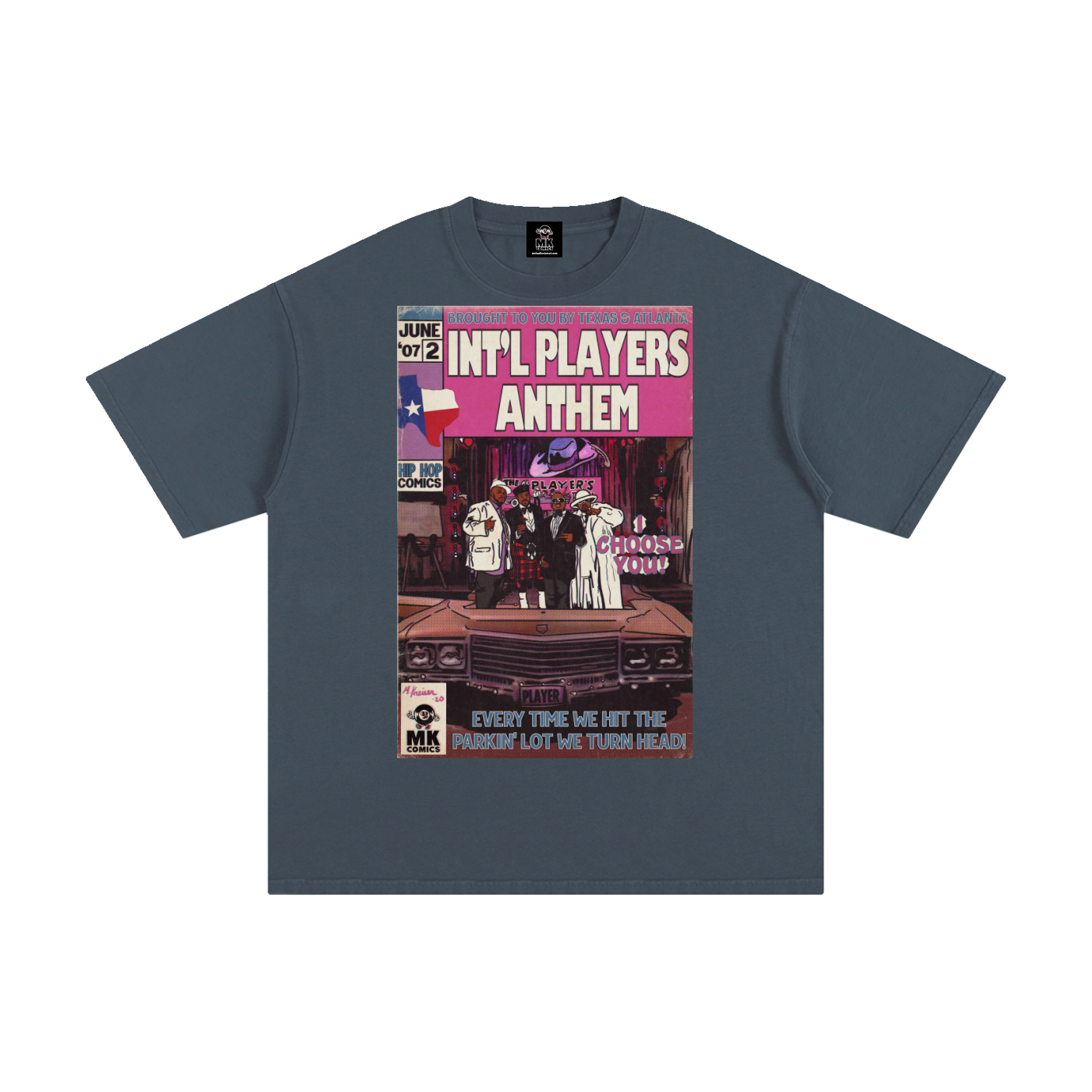 Int'l Players Anthem - MK Classics - Unisex Pure Cotton T-Shirt