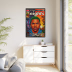 Nights - Matte Canvas, Framed (Multi-color)