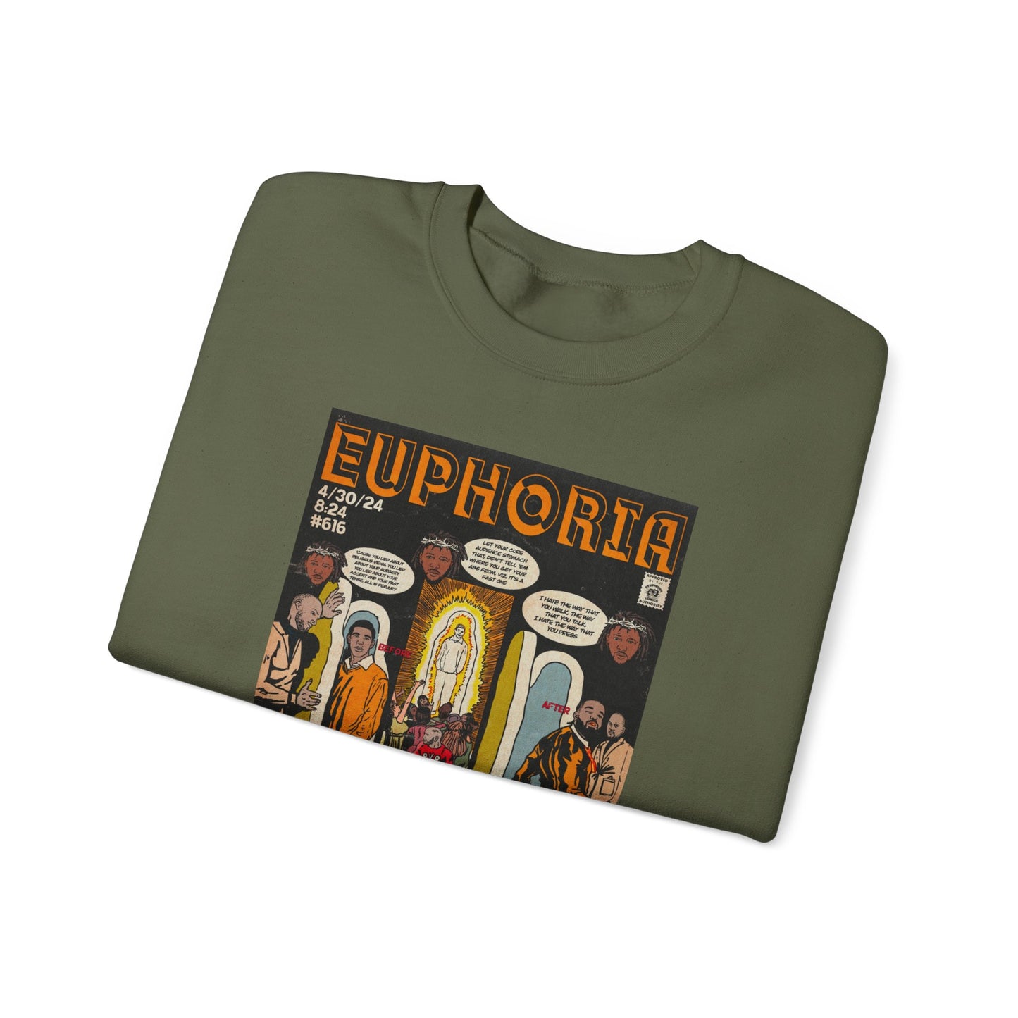 Kendrick Lamar - Euphoria - Unisex Heavy Blend™ Crewneck Sweatshirt