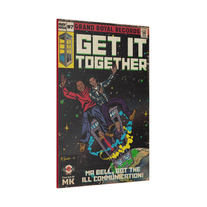 Beastie Boys & Q-Tip - Get it Together - Matte Canvas, Stretched, 0.75"