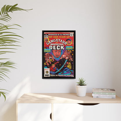 Gang Starr & Inspectah Deck - Above The Clouds - Gallery Canvas Wraps, Vertical Frame