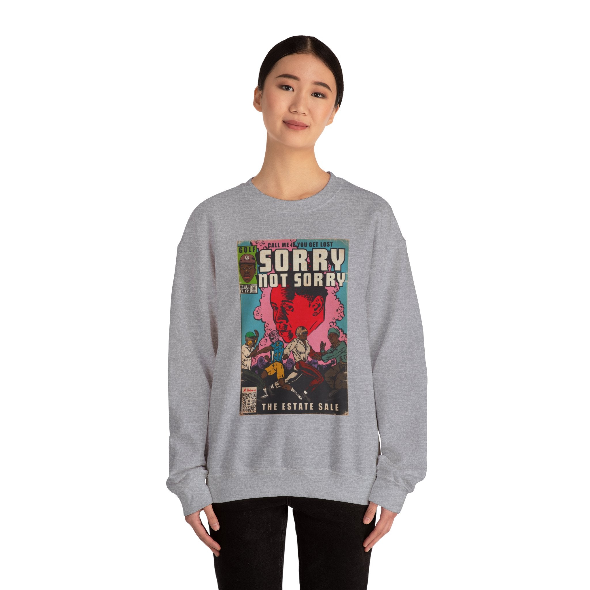 Tyler - Sorry Not Sorry - Unisex Heavy Blend™ Crewneck Sweatshirt