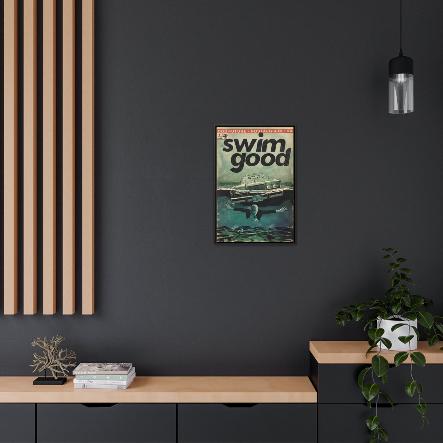 Frank Ocean - Swim Good - Gallery Canvas Wraps, Vertical Frame