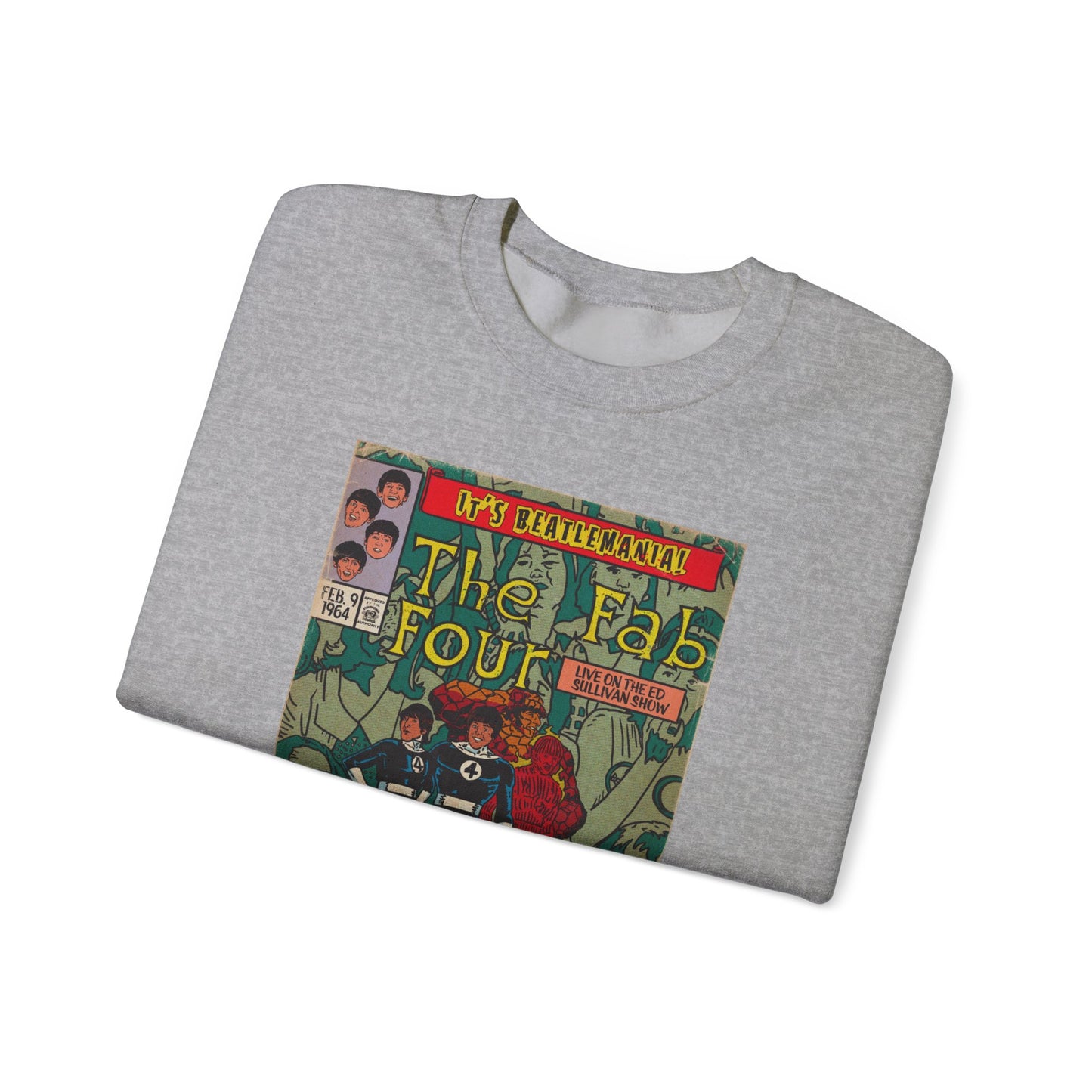 The Beatles - Beatlemania -  Unisex Heavy Blend™ Crewneck Sweatshirt