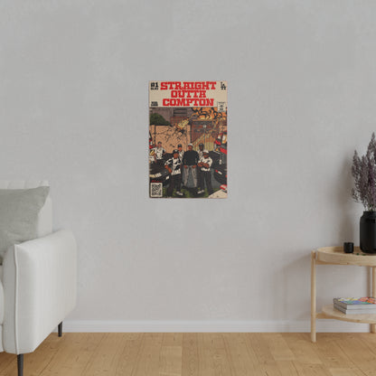NWA - Straight Outta Compton - Matte Canvas, Stretched, 0.75"