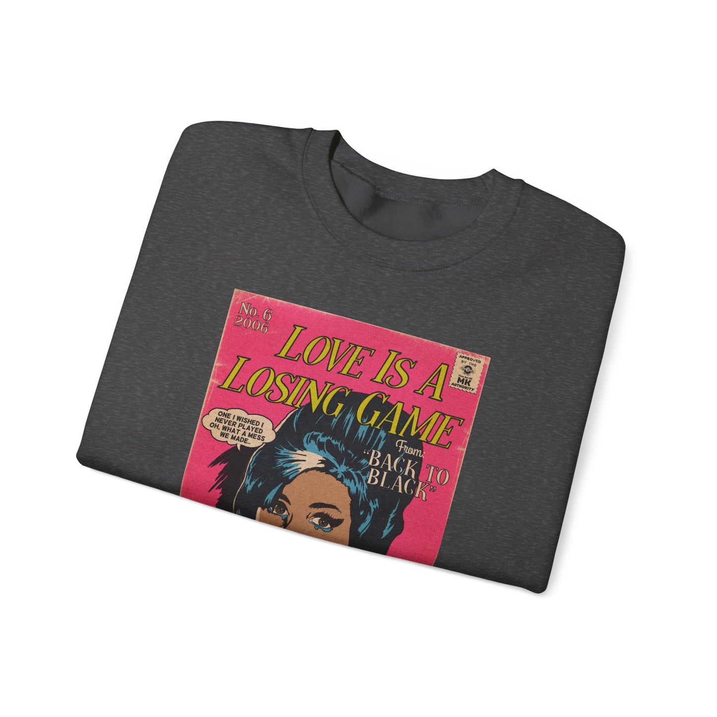 Amy Winehouse - Love Is A Losing Game - Unisex Heavy Blend™ Crewneck Sweatshirt