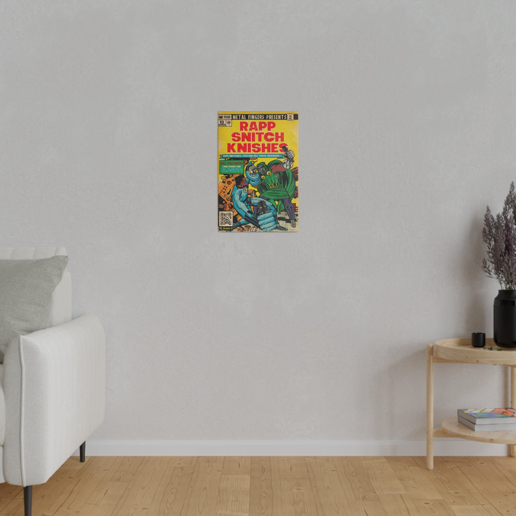 Rapp Snitch Knishes - Matte Canvas, Stretched