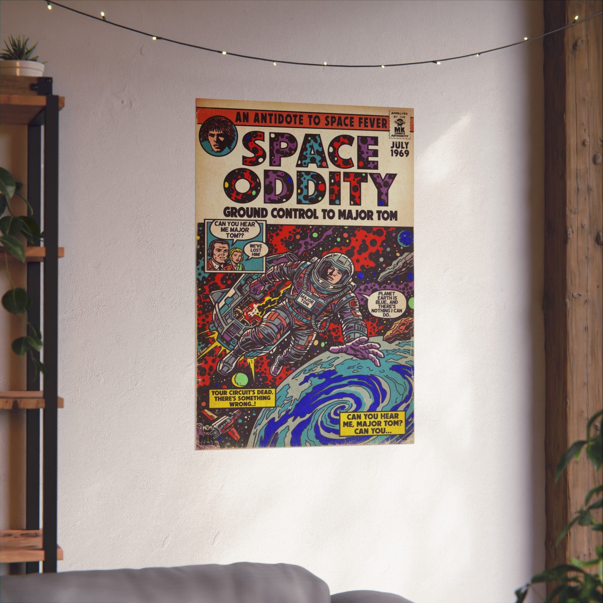 Space Oddity - Matte Vertical Posters