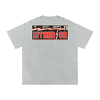 Either/Or - Snow Washed Oversized Cotton T-Shirt