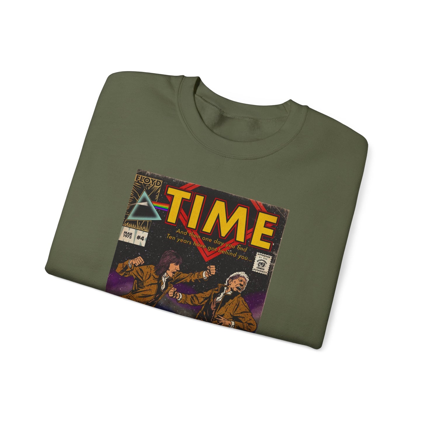 Pink Floyd- Time - Unisex Heavy Blend™ Crewneck Sweatshirt