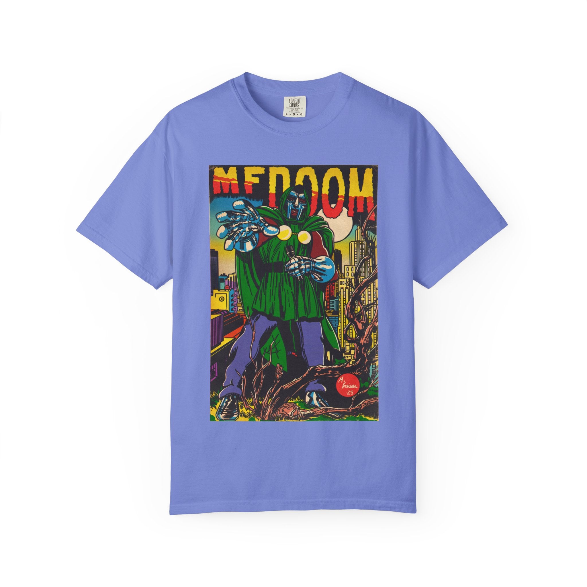 DOOM Comic Book Art - Unisex Comfort Colors T-shirt