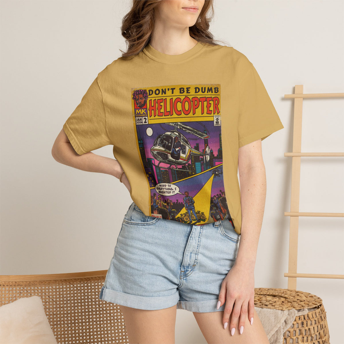 Helicopter - Unisex Comfort Colors T-shirt