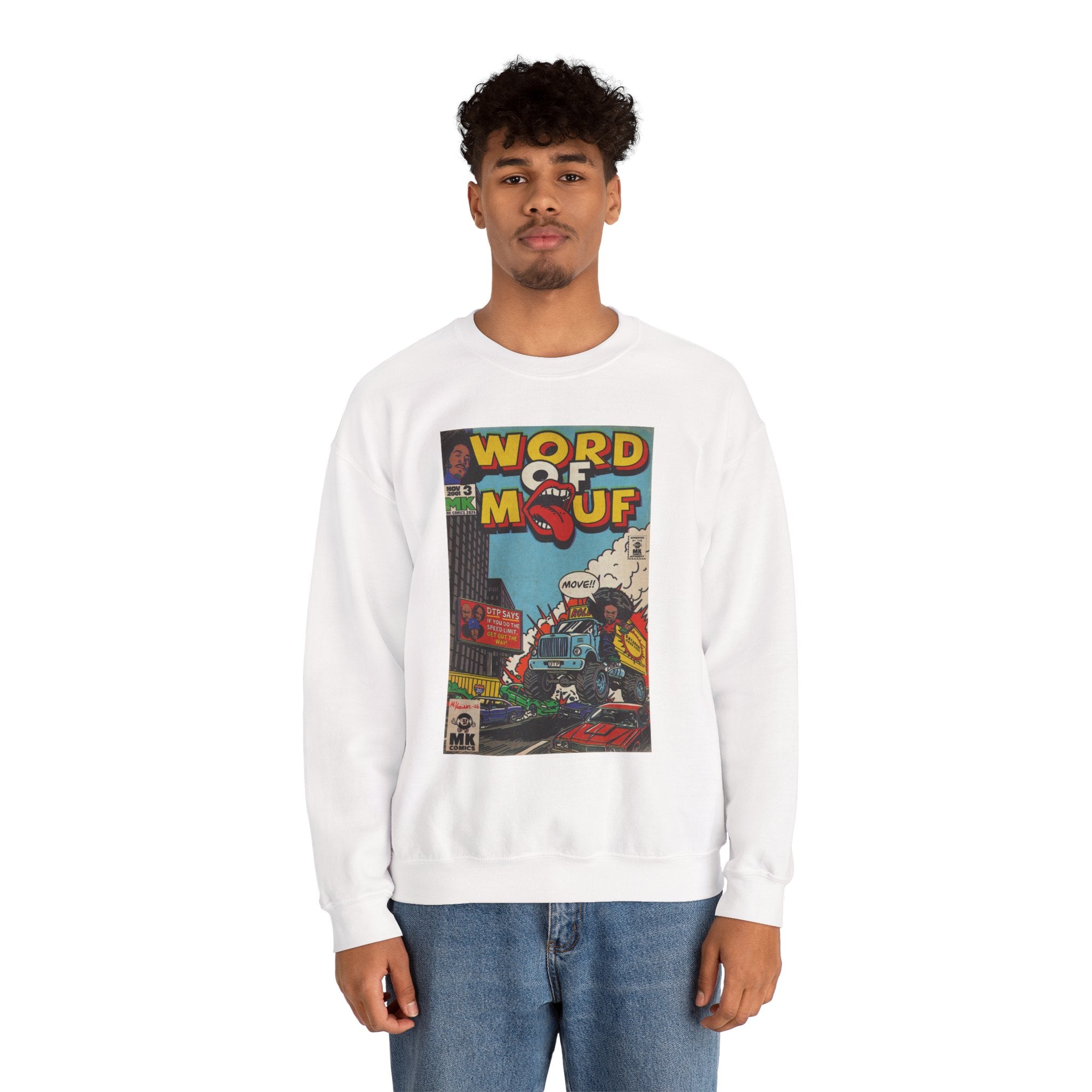 Word of Mouf - Unisex Heavy Blend™ Crewneck Sweatshirt