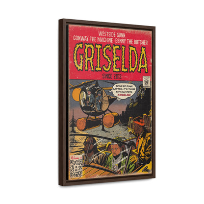 Griselda - Comic Book Art - Gallery Canvas Wraps, Vertical Frame