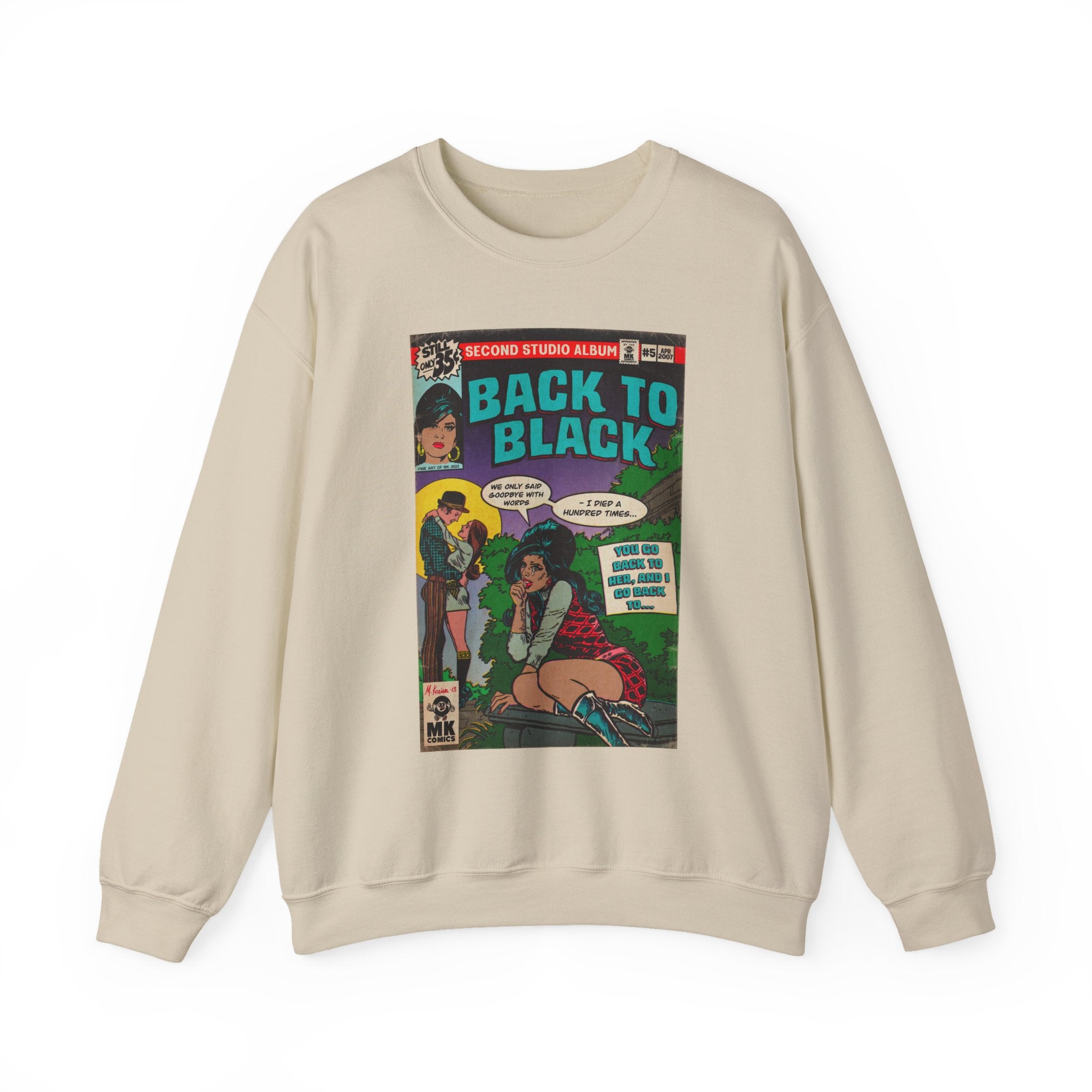 Back to Black - Unisex Heavy Blend™ Crewneck Sweatshirt