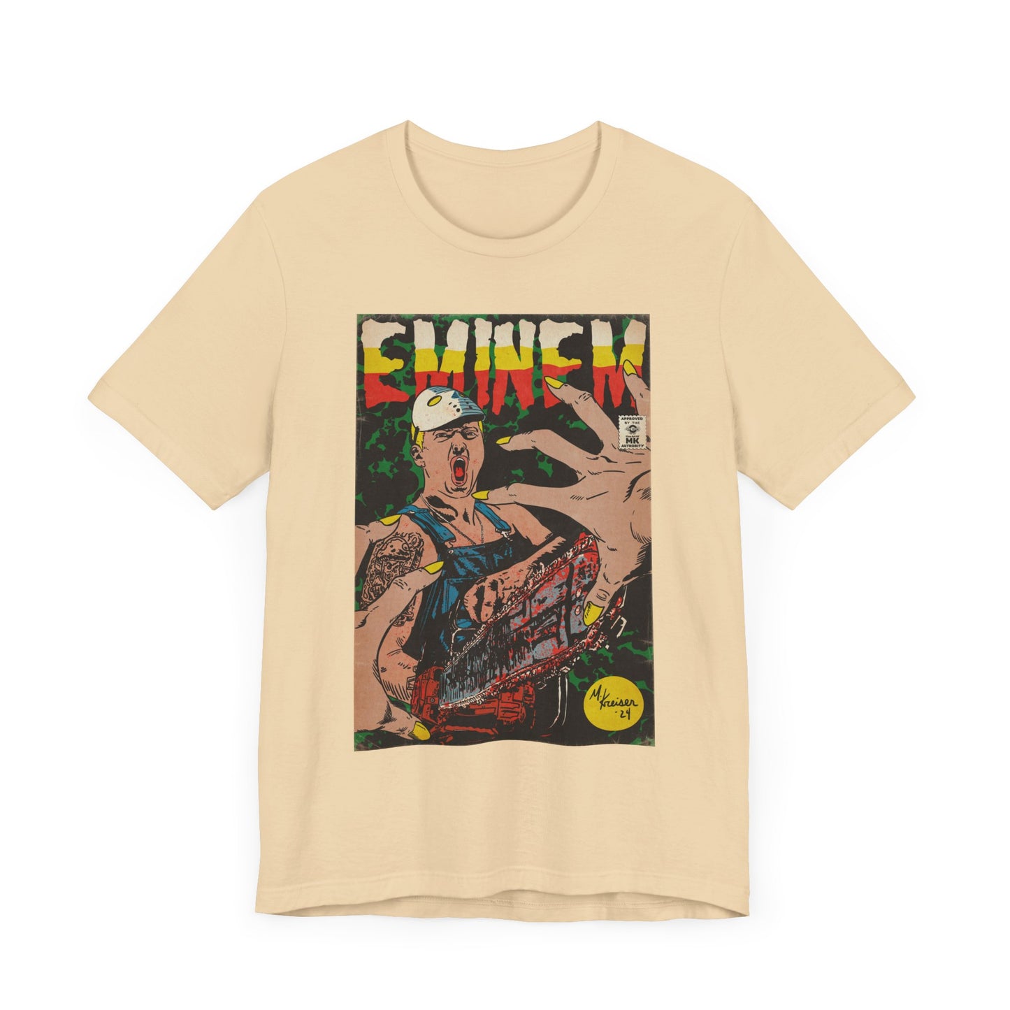 Eminem - Comic Book Art -  Unisex Jersey Short Sleeve Tee