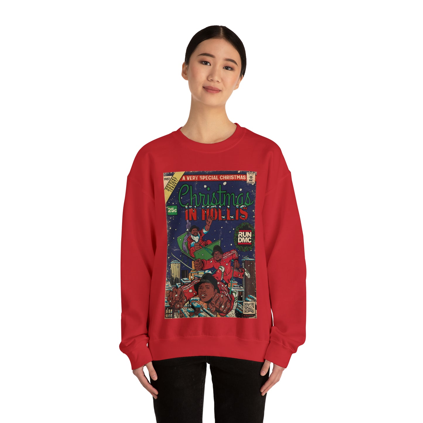 RUN DMC - Christmas in Hollis - Unisex Heavy Blend™ Crewneck Sweatshirt