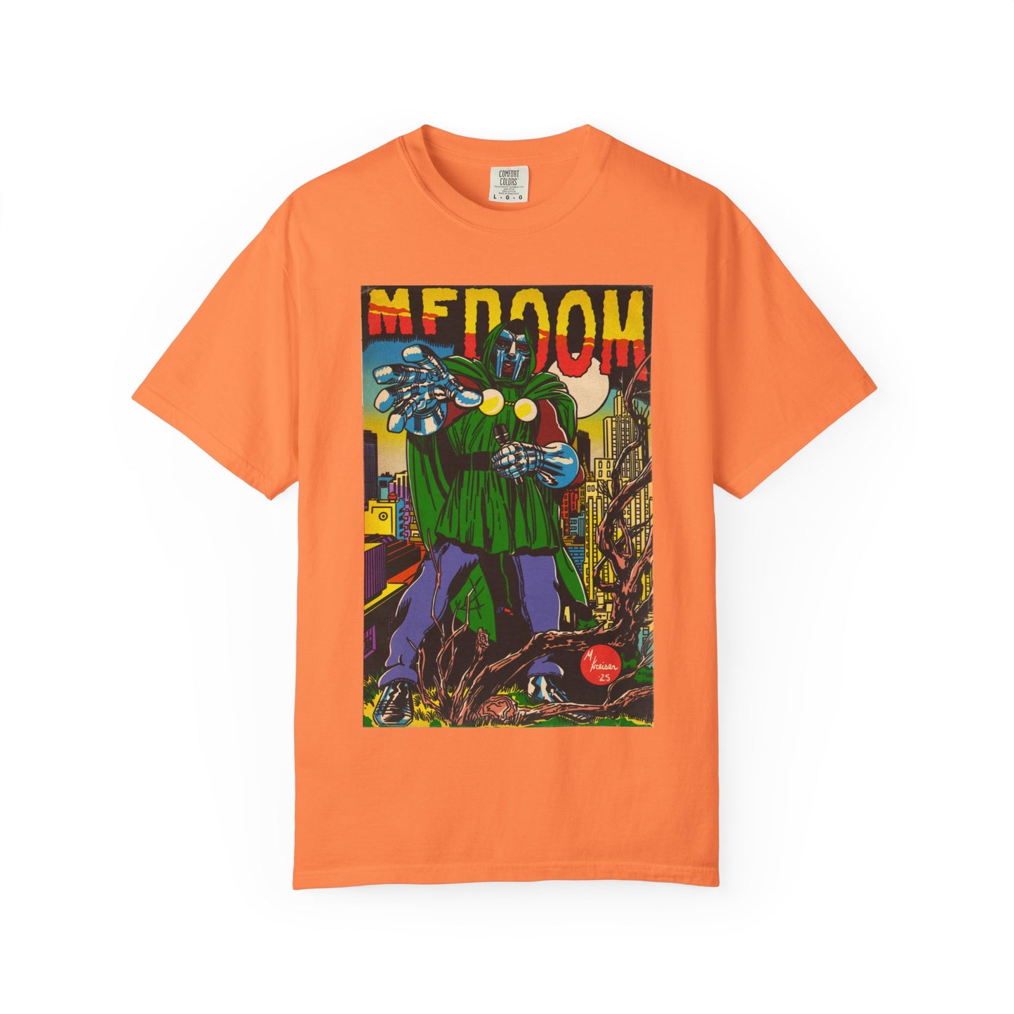 DOOM Comic Book Art - Unisex Comfort Colors T-shirt