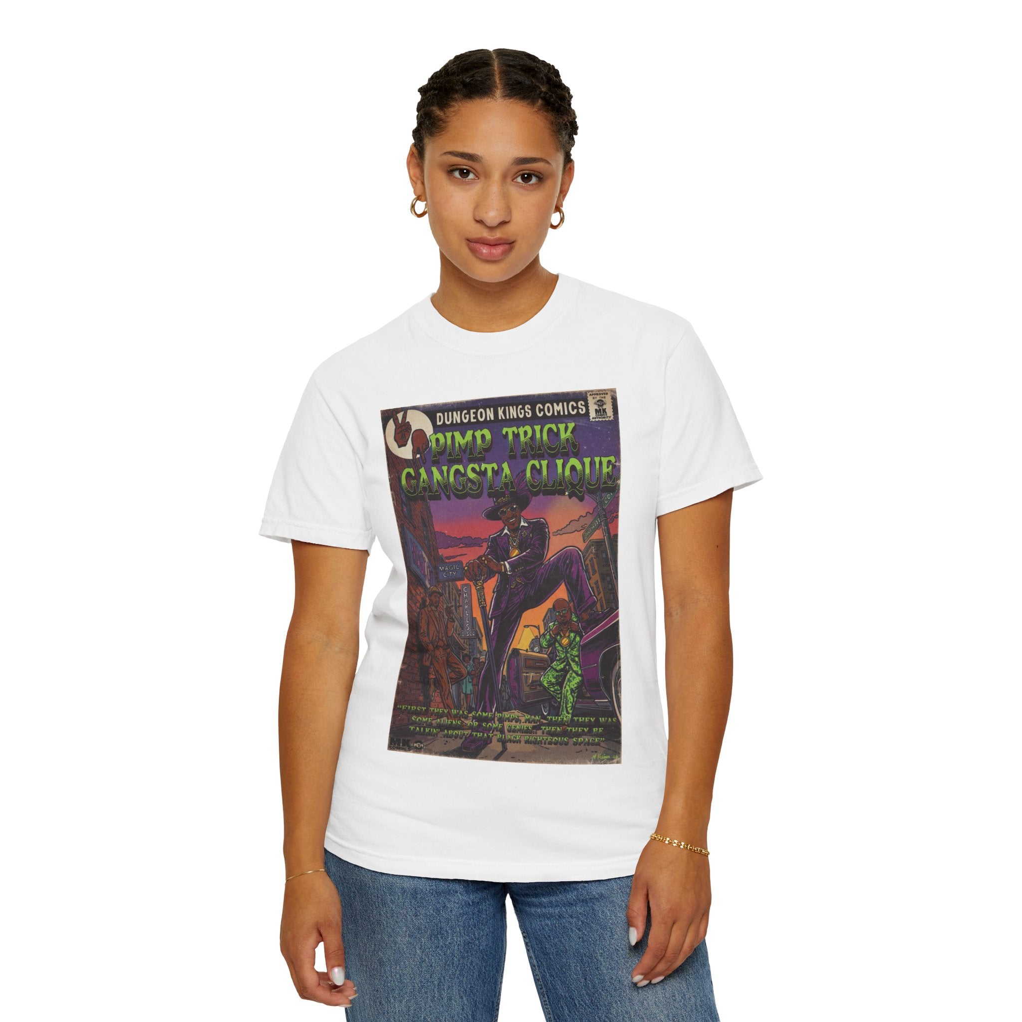 Pimp Trick Gangsta Clique - Unisex Comfort Colors T-shirt