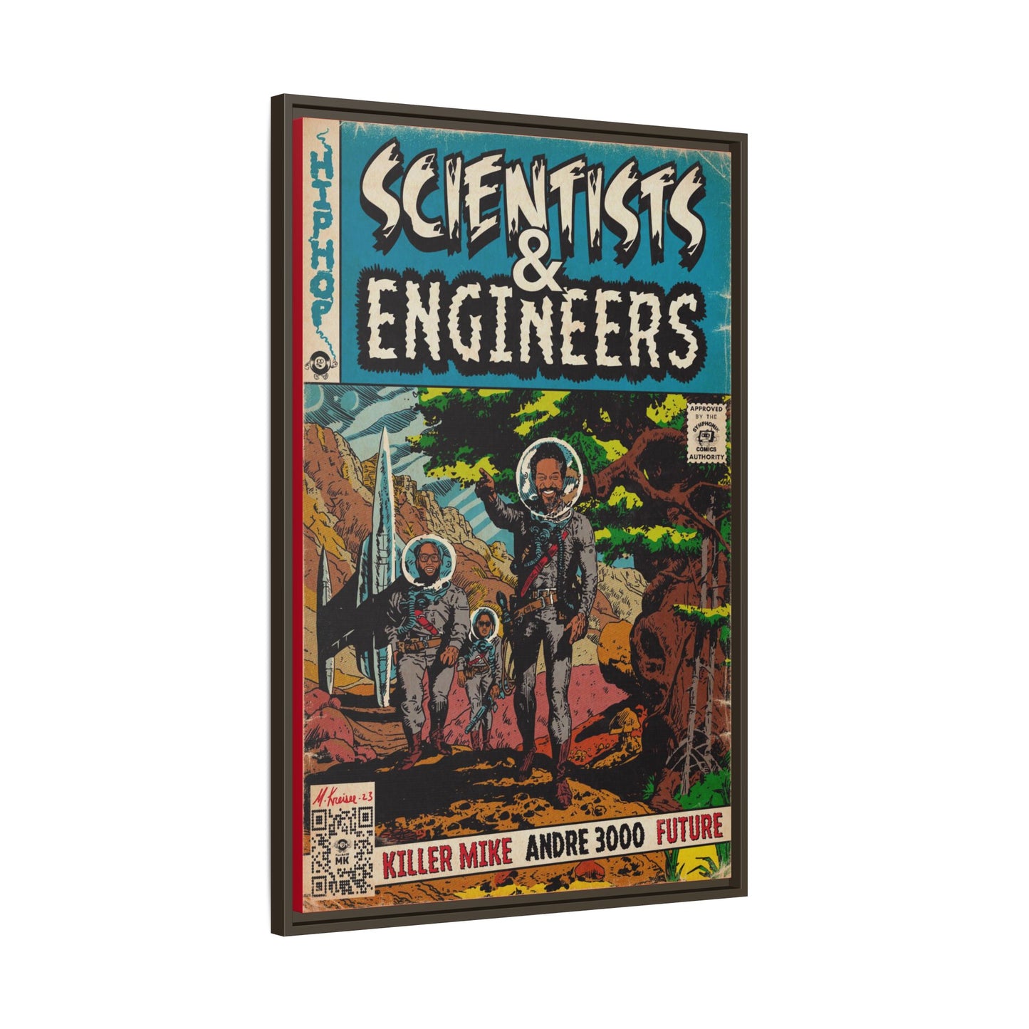 Killer Mike - Scientists & Engineers - Andre 3000 - Future - Gallery Canvas Wraps, Vertical Frame